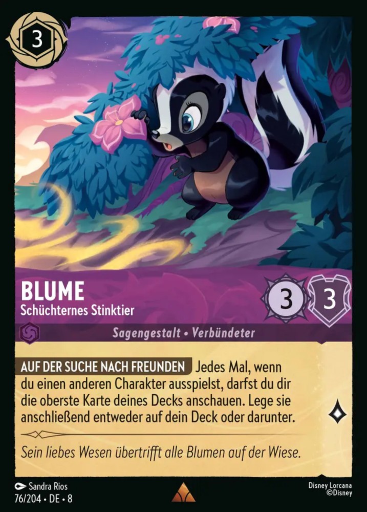 Flower - Shy Skunk