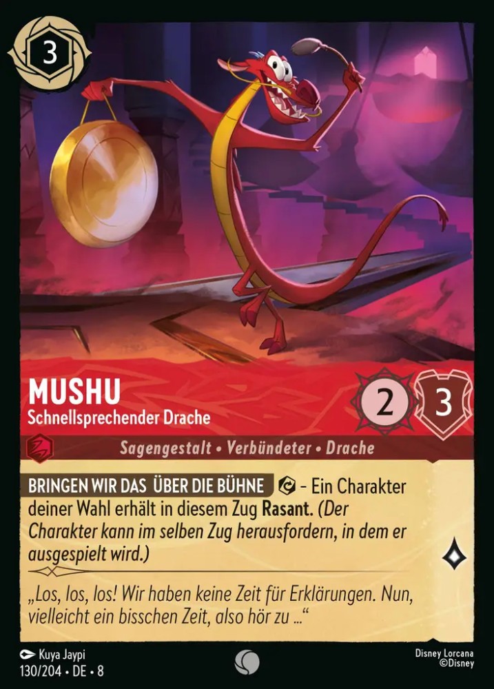 Mushu - Fast-Talking Dragon