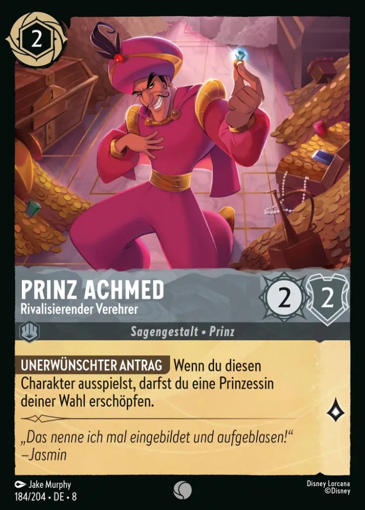 Prince Achmed - Rival Suitor