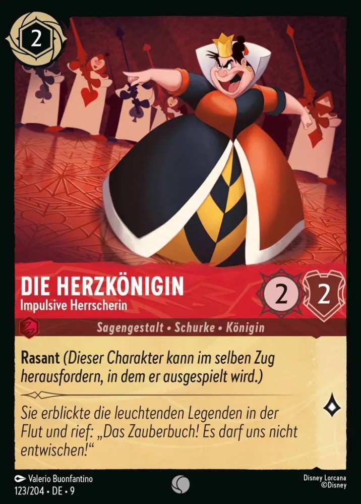 Queen of Hearts - Impulsive Ruler