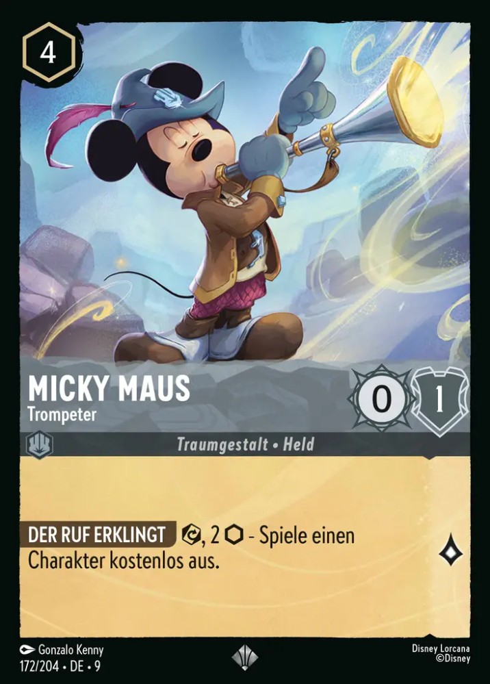 Mickey Mouse - Trumpeter