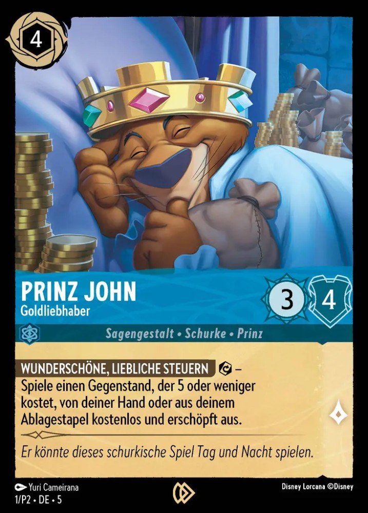 Prince John - Gold Lover
