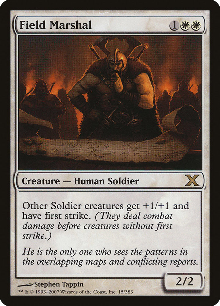 Field Marshal Single: Magic: The Gathering Tenth Edition Einzelkarte