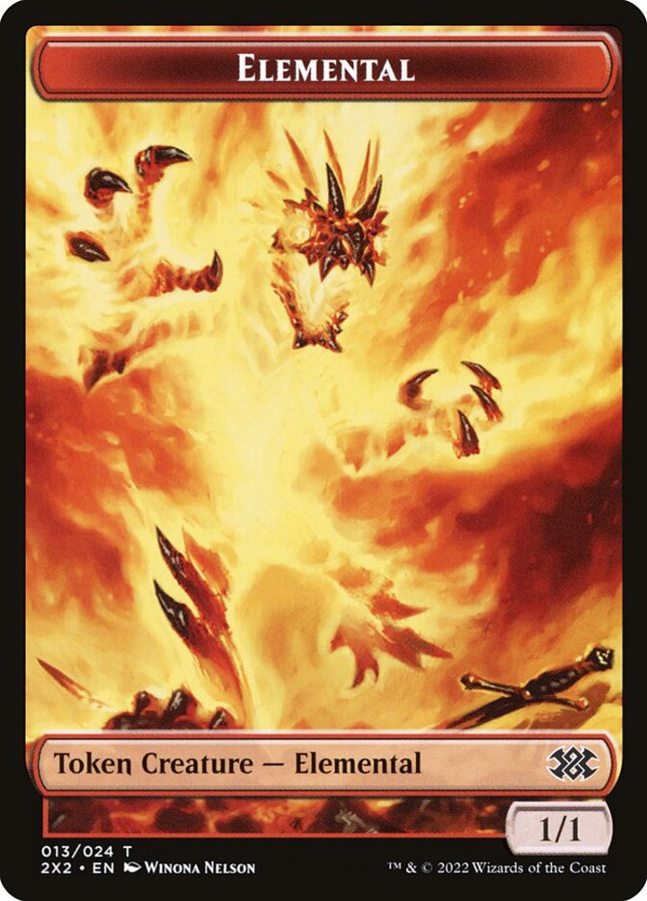 Elemental Token (Red 1/1)