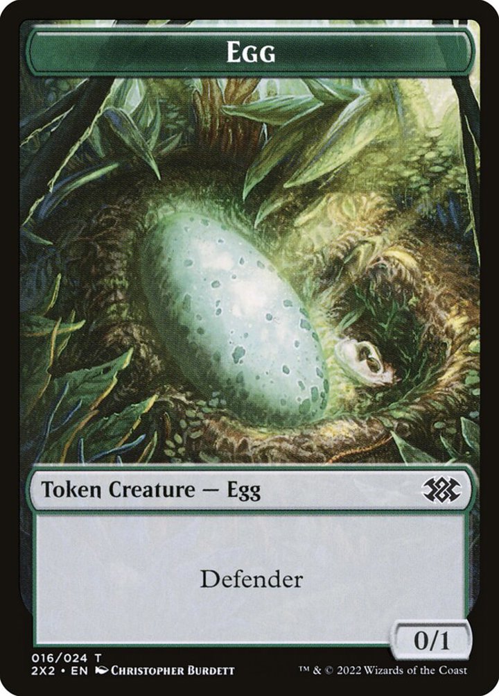 Egg Token (Green 0/1)