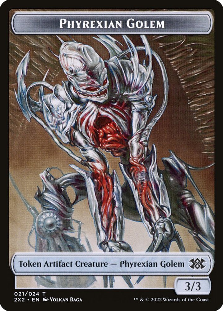 Phyrexian Golem Token (Artifact 3/3)