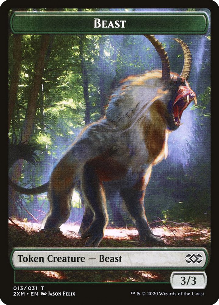 Beast Token (Green 3/3)