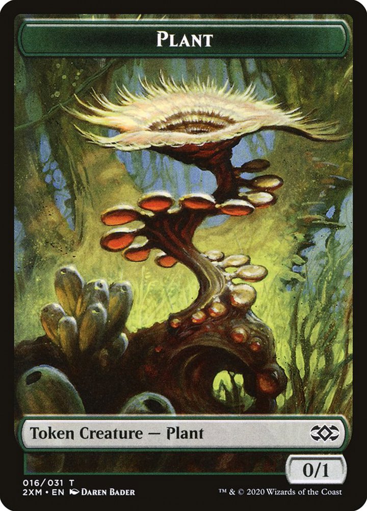 Plant Token (Green 0/1)