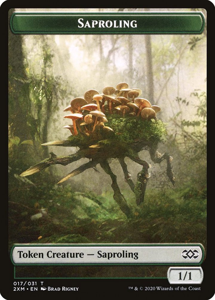 Saproling Token (Green 1/1)
