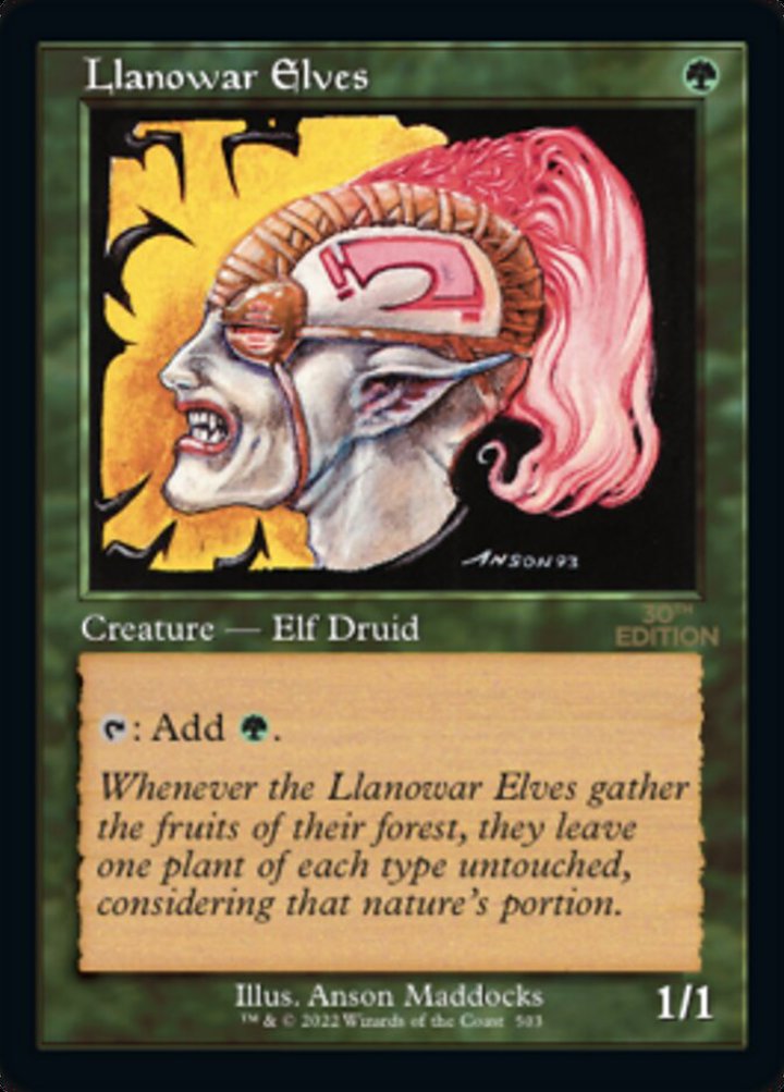 Llanowar Elves (V.2)