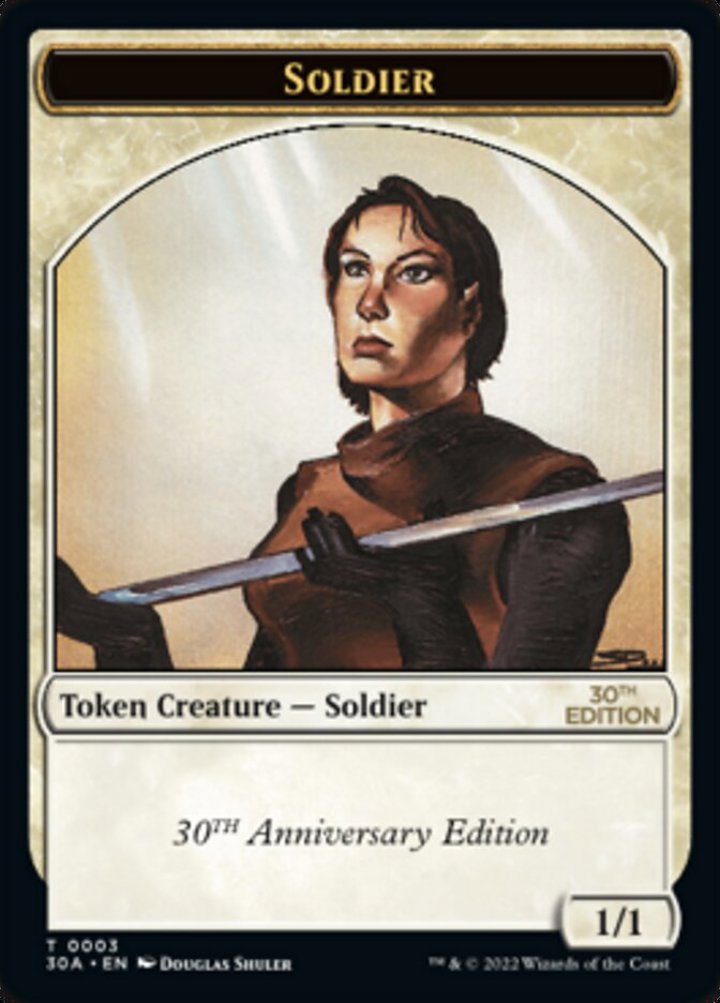 Soldier Token (White 1/1)