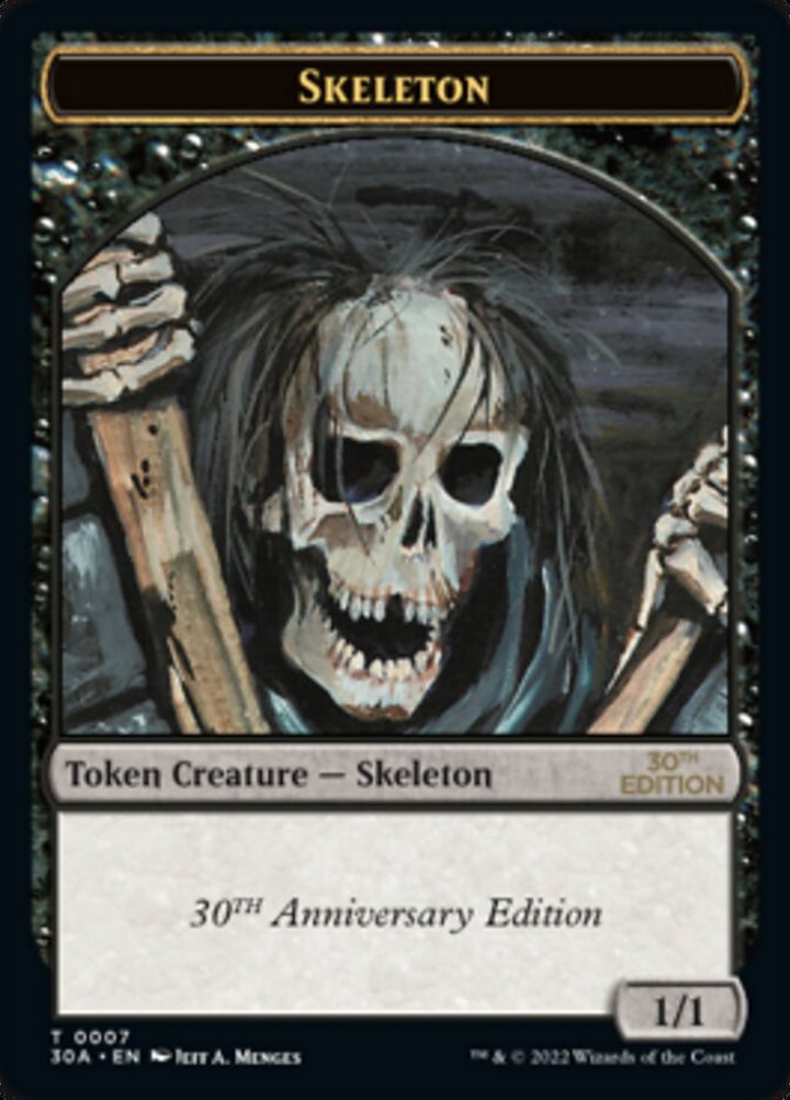 Skeleton Token (Black 1/1)