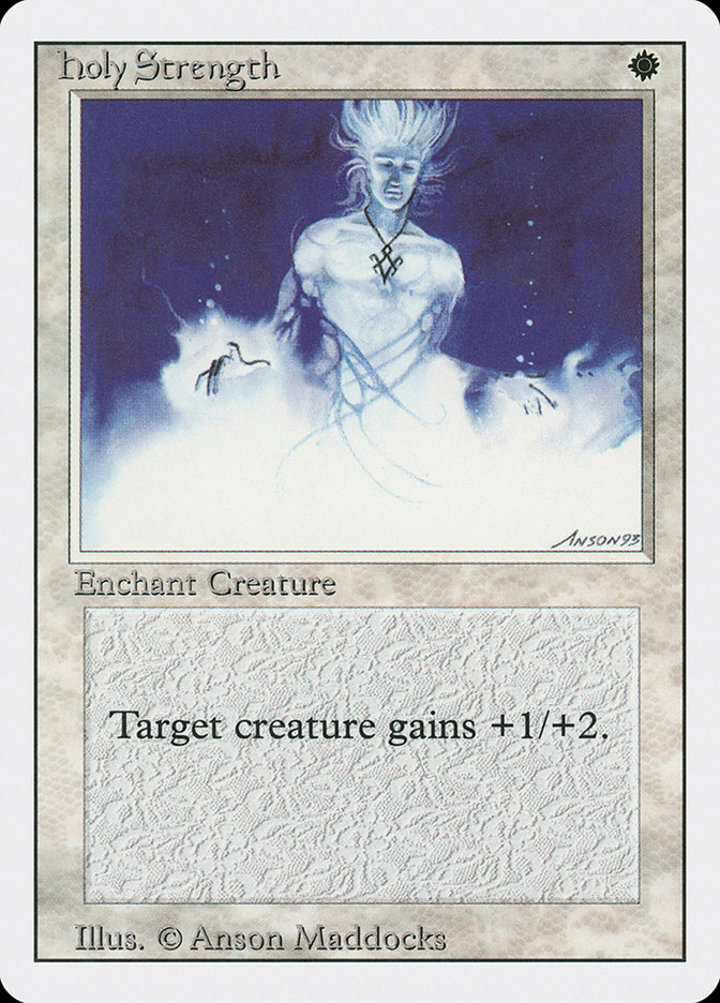 Holy Strength Single: Magic: The Gathering Foreign White Bordered Einzelkarte