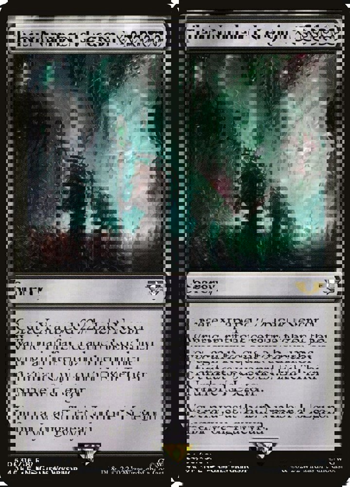 Their Number Is Legion