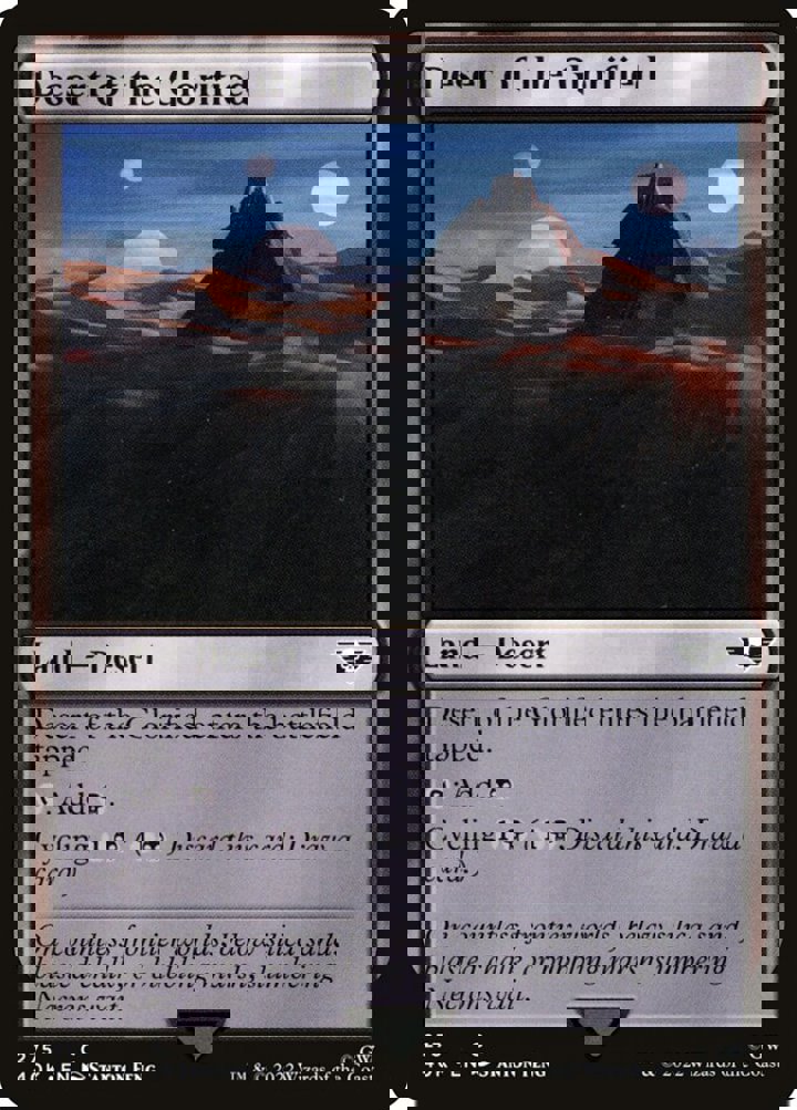Desert of the Glorified