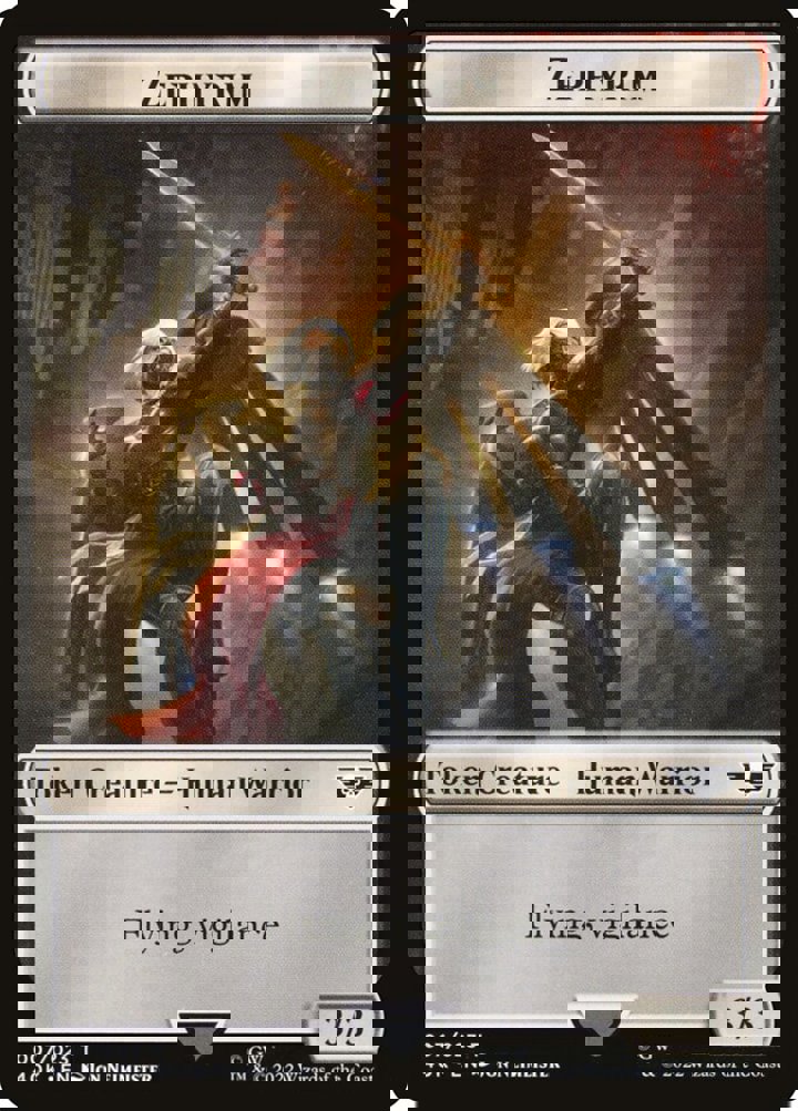 Zephyrim Token (W 3/3) // Soldier Token (W 1/1)