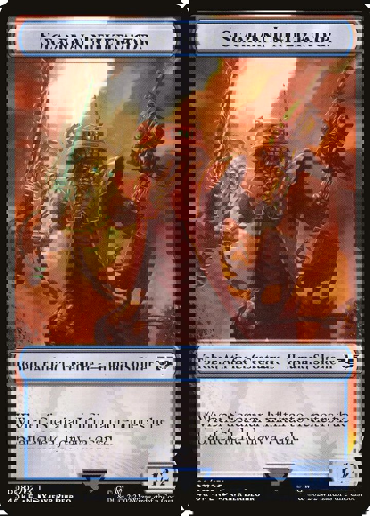 Sicarian Infiltrator Token (U 1/2) // Soldier Token (W 1/1)