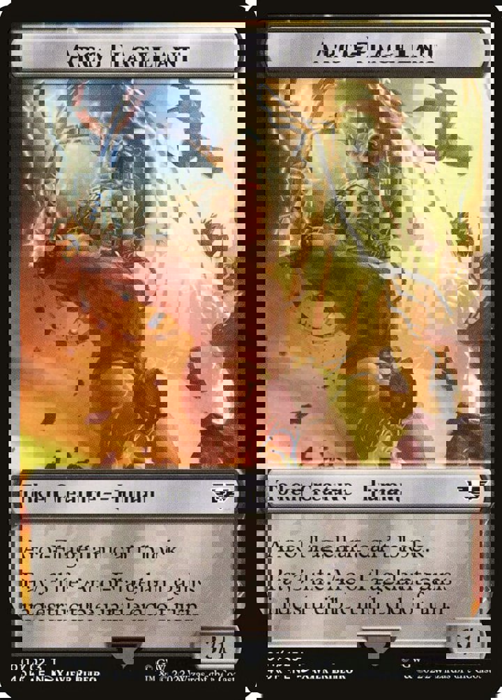 Arco-Flagellant Token (B 3/1) // Soldier Token (W 1/1)