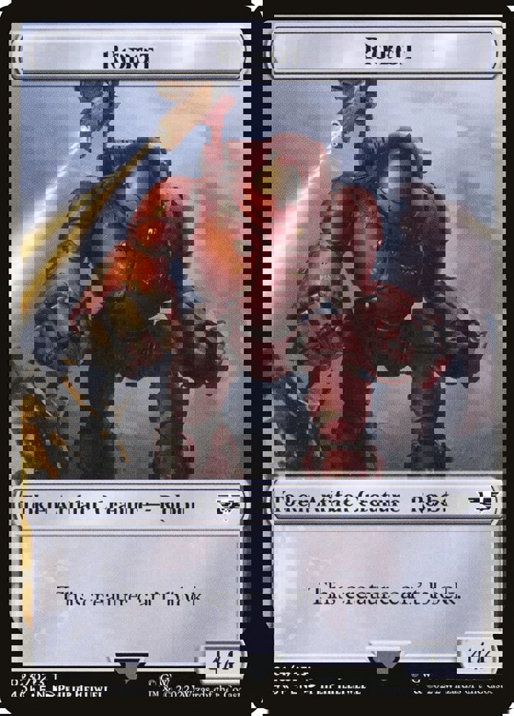 Robot Token (A 4/4) // Astartes Warrior Token (W 2/2)
