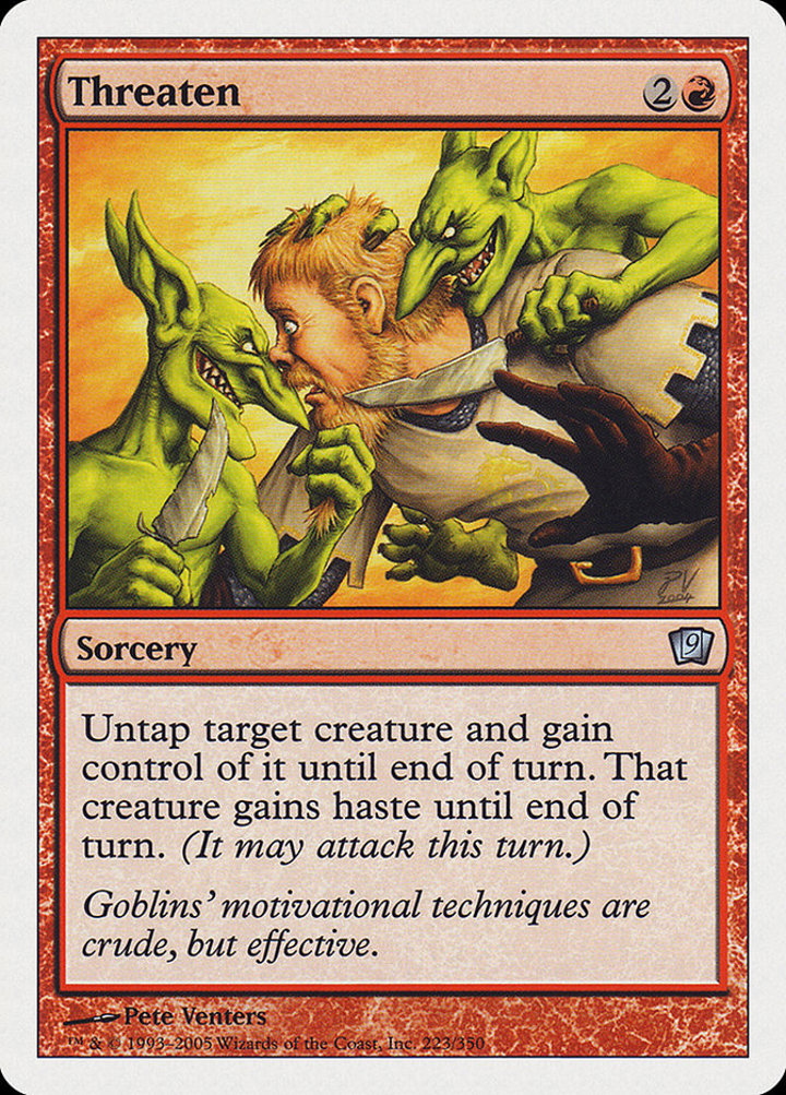 Threaten