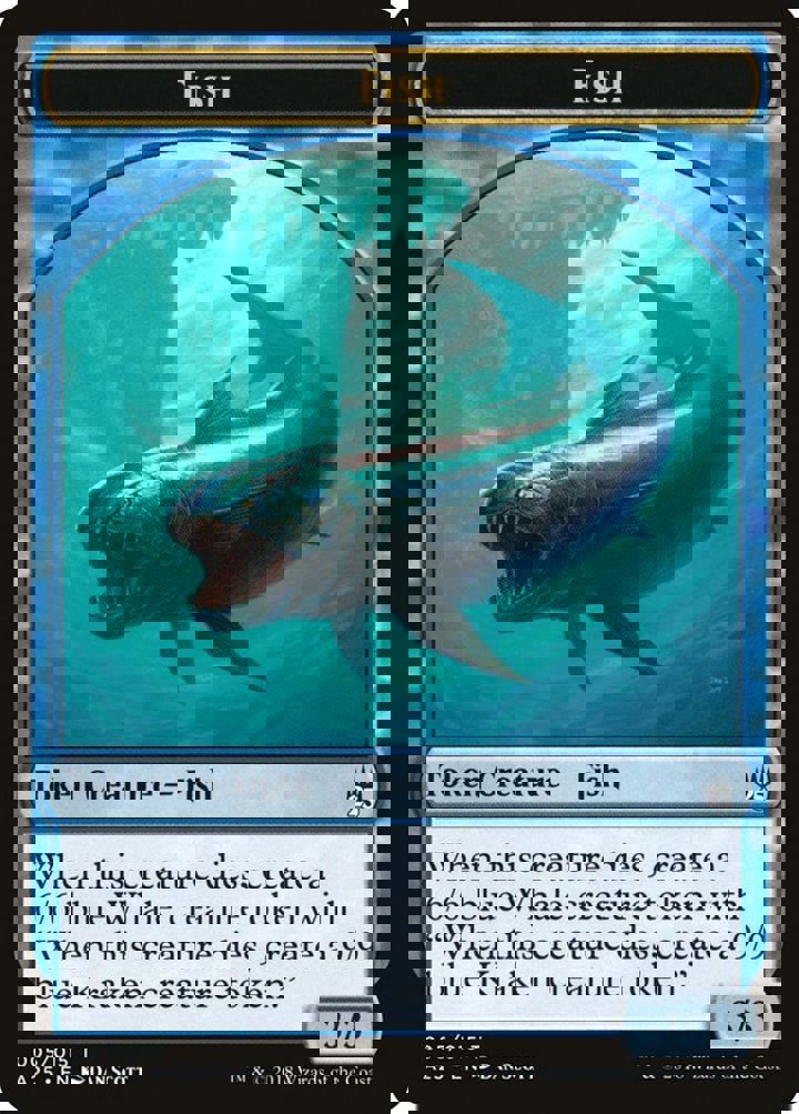 Fish Token (Blue 3/3)