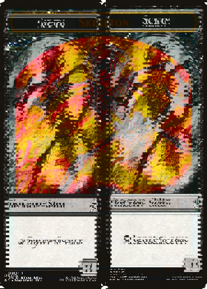 Skeleton Token (Black 1/1)