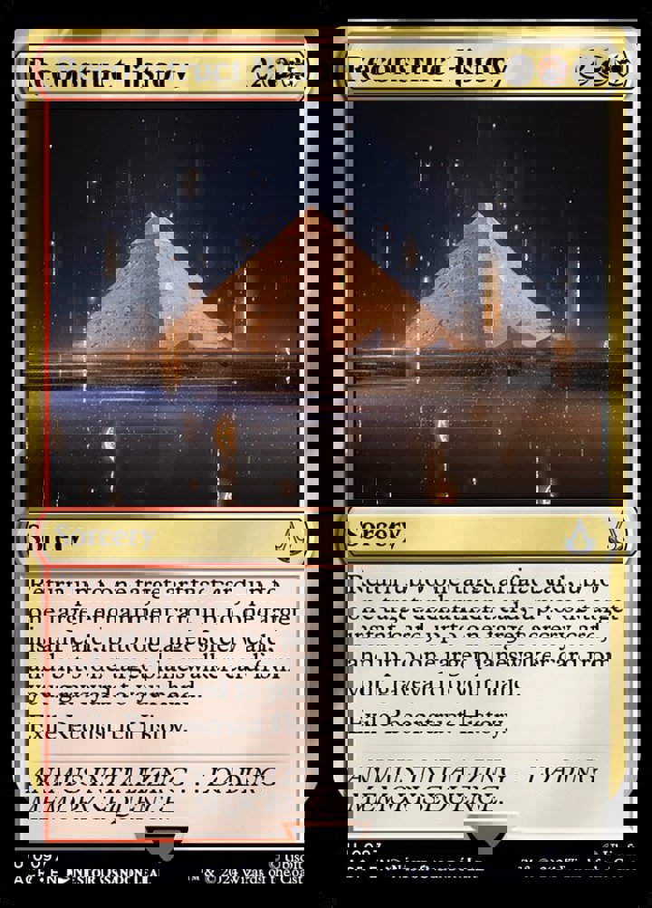 Reconstruct History