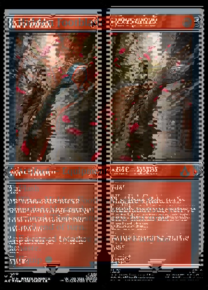 Hidden Footblade