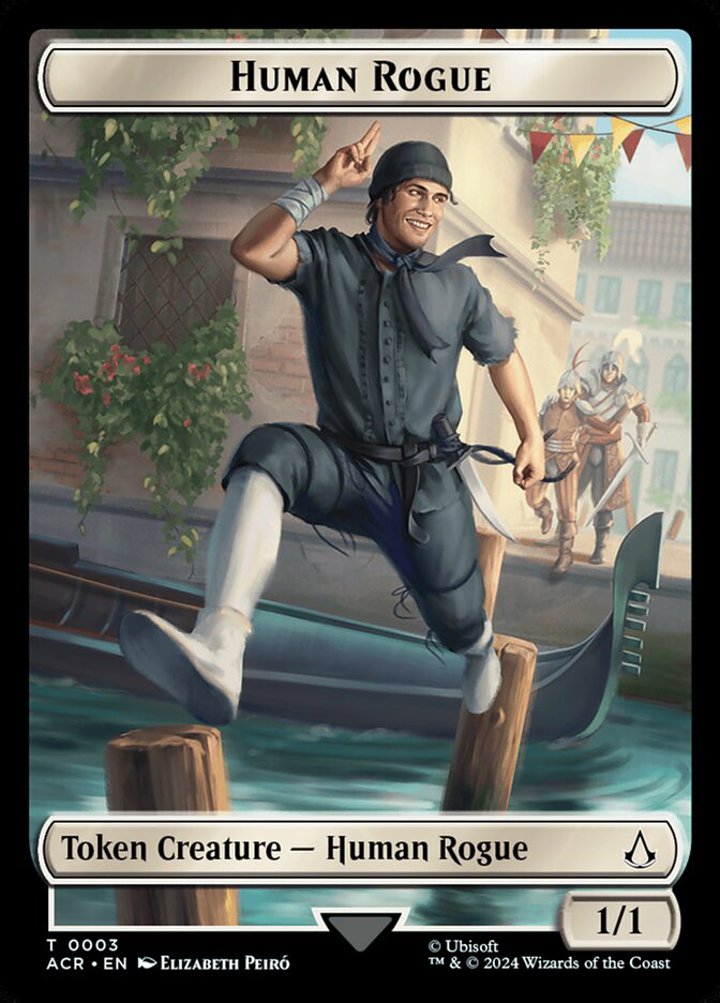 Human Rogue Token (White 1/1)