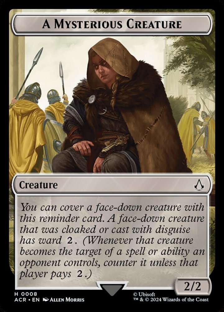 A Mysterious Creature Token (Colorless 2/2)