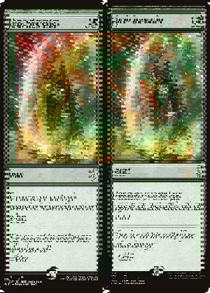 Heroic Intervention