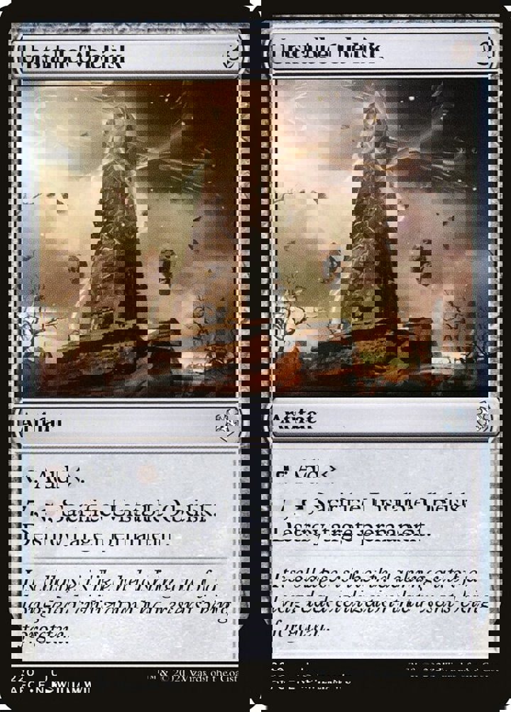 Unstable Obelisk