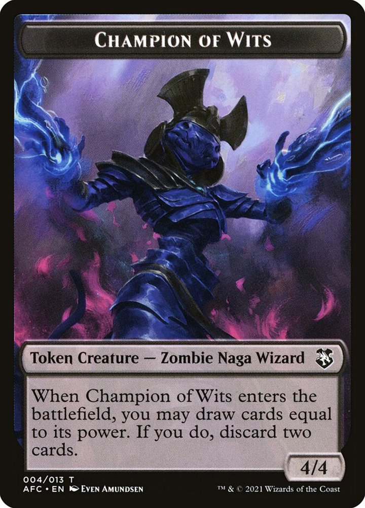 Illusion Token (U 1/1) // Champion of Wits Token