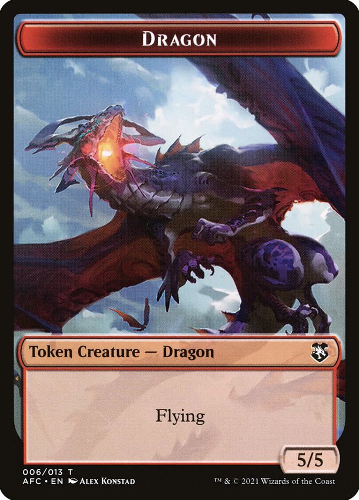 Dragon Token (R 5/5) // Dragon Spirit Token (RG 5/4)