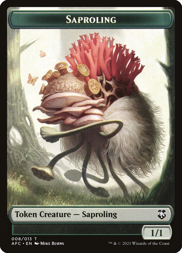 Angel Token (W 4/4) / Saproling Token (G 1/1)