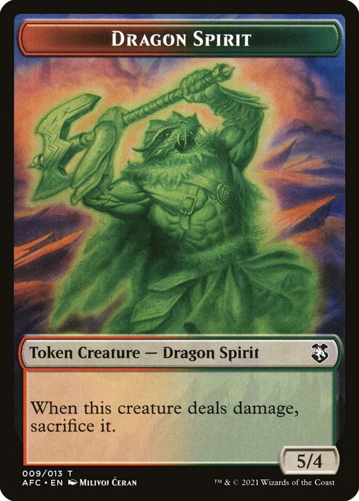 Dragon Token (R 5/5) // Dragon Spirit Token (RG 5/4)