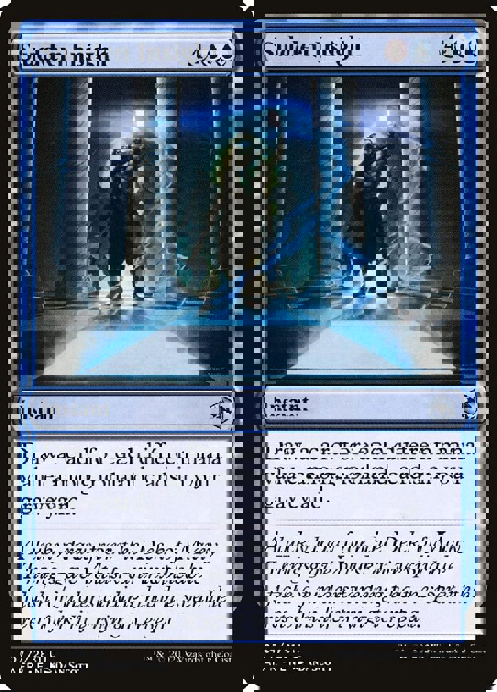 Sudden Insight