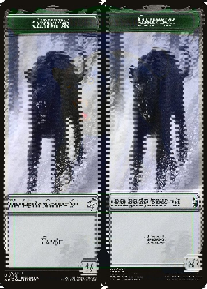 Guenhwyvar Token (Green 4/1)