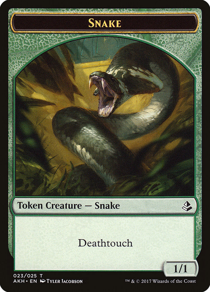 Snake Token (Green 1/1 Deathtouch)