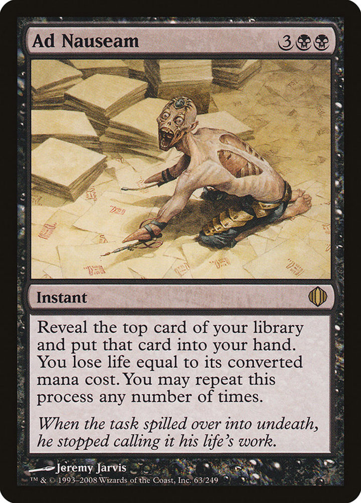 Ad Nauseam Single: Magic: The Gathering Shards of Alara Einzelkarte