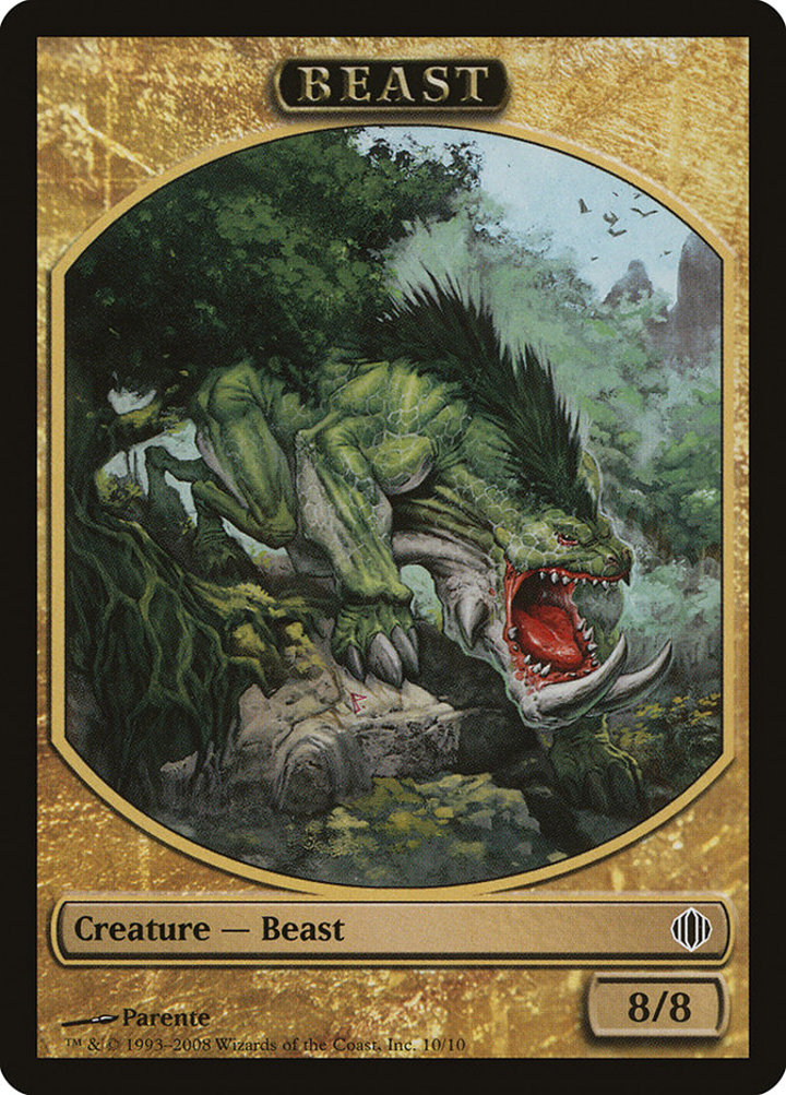 Beast Token (Red, Green, and White 8/8)