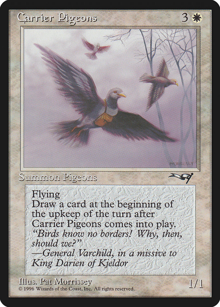 Carrier Pigeons (V.2)