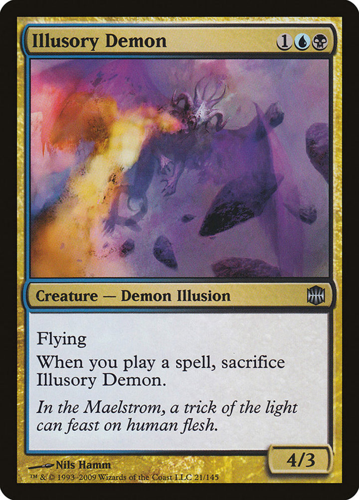 Illusory Demon Single: Magic: The Gathering Alara Reborn Einzelkarte