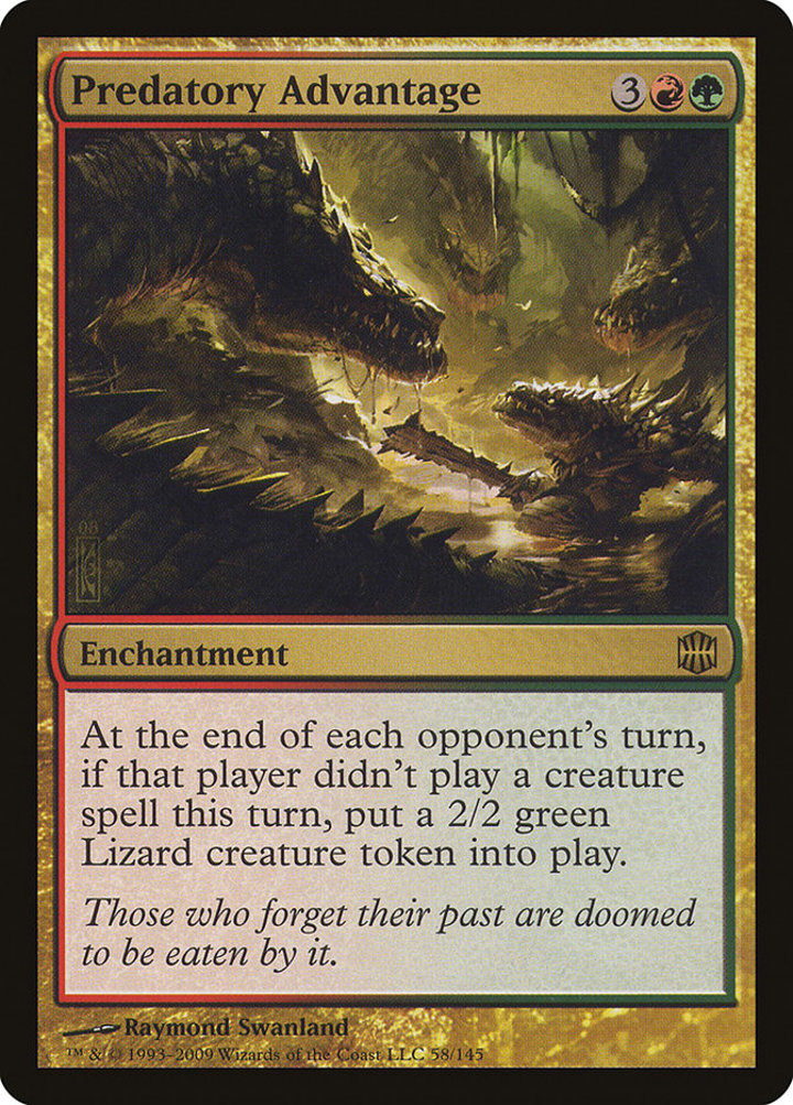 Predatory Advantage Single: Magic: The Gathering Alara Reborn Einzelkarte