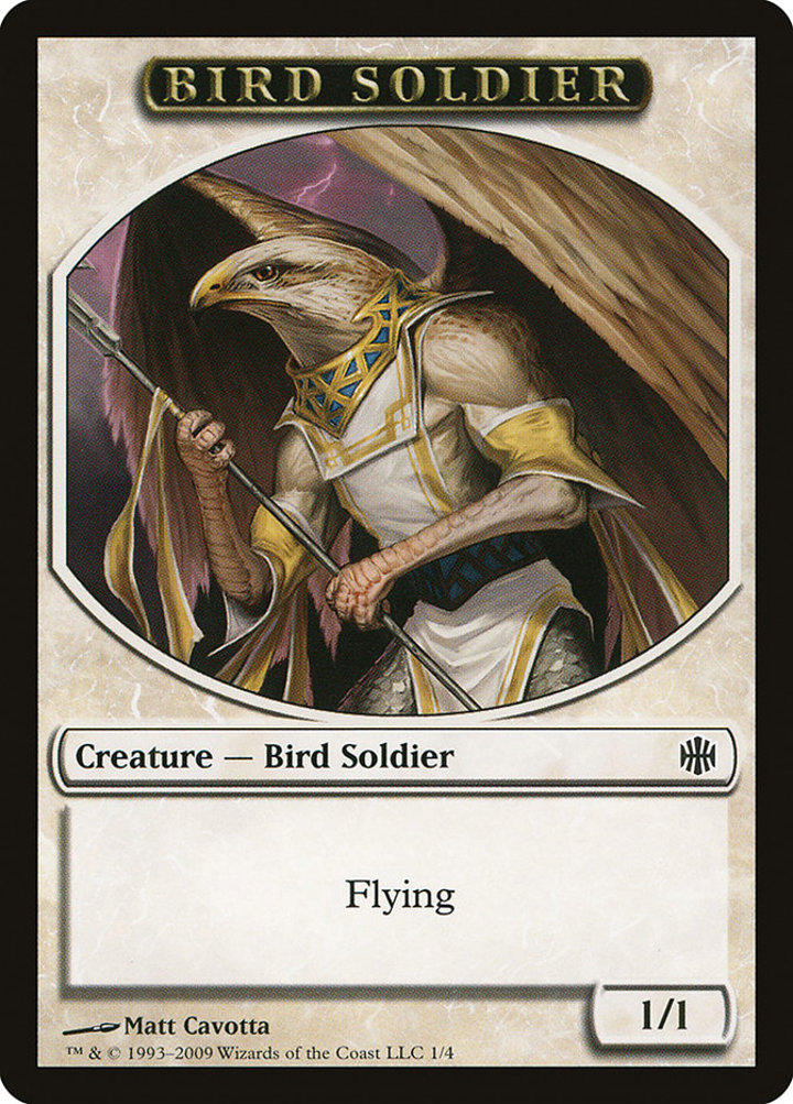 Bird Soldier Token (White 1/1)