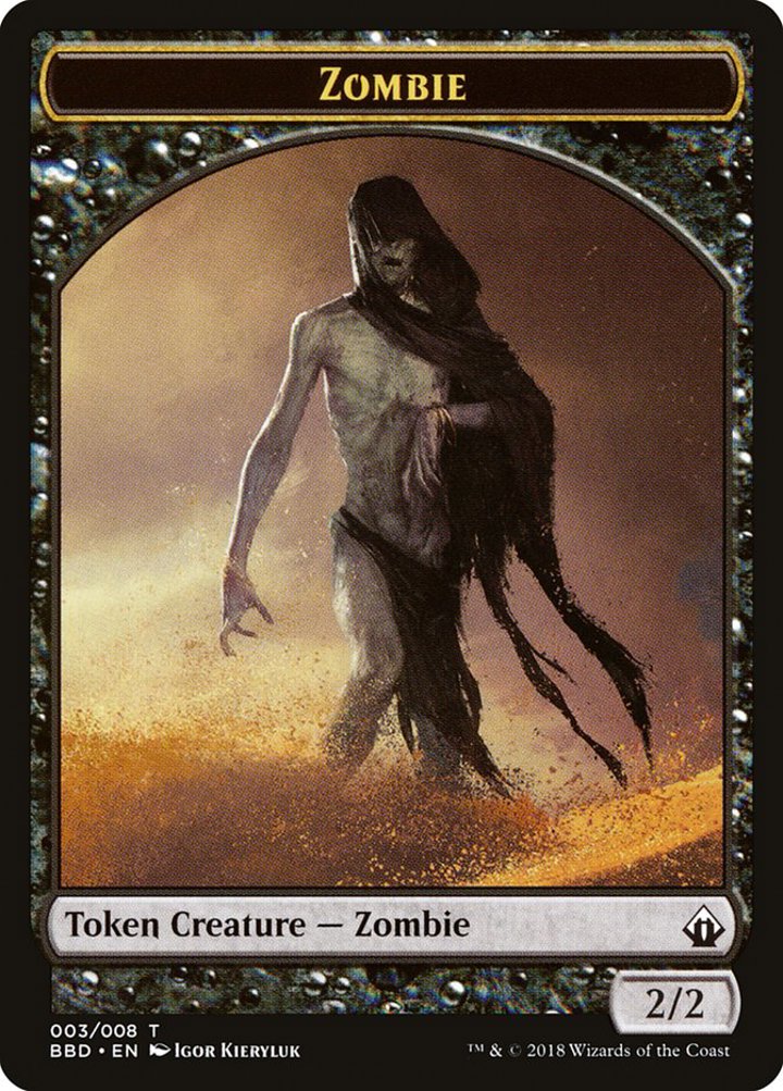Zombie Token (Black 2/2)