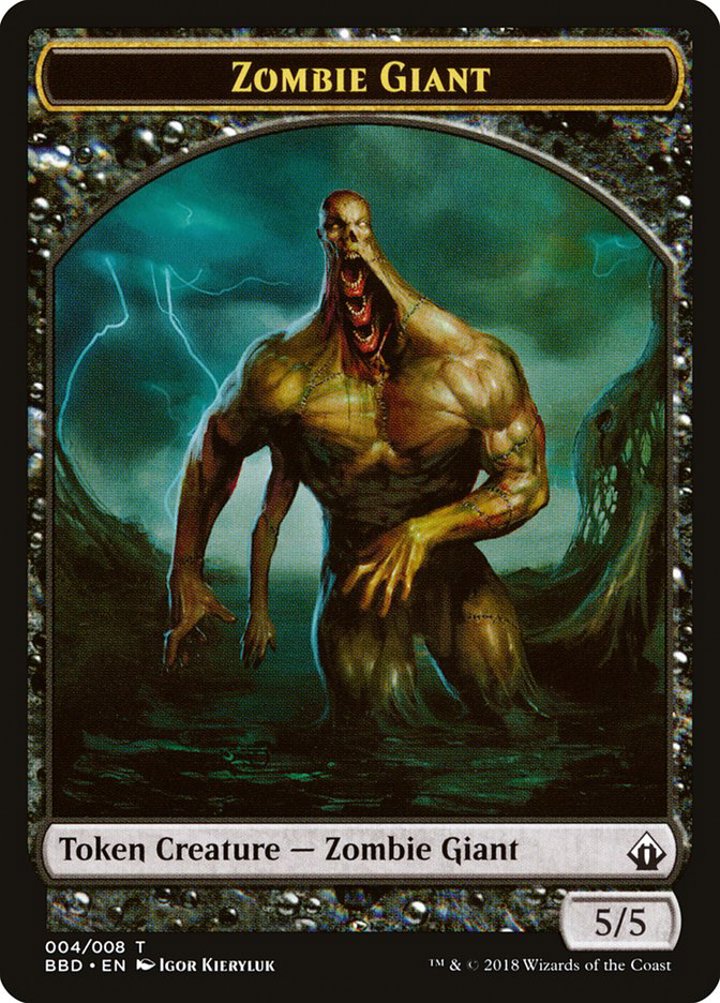 Zombie Giant Token (Black 5/5)