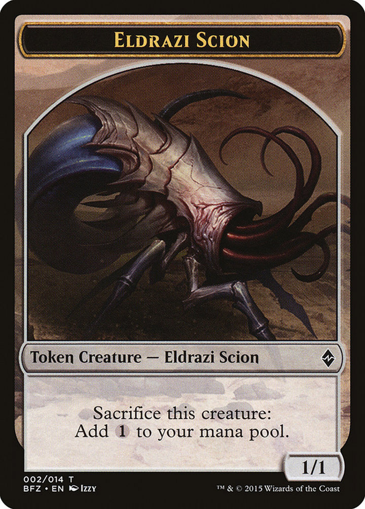 Eldrazi Scion Token (Colorless 1/1) (V.1)