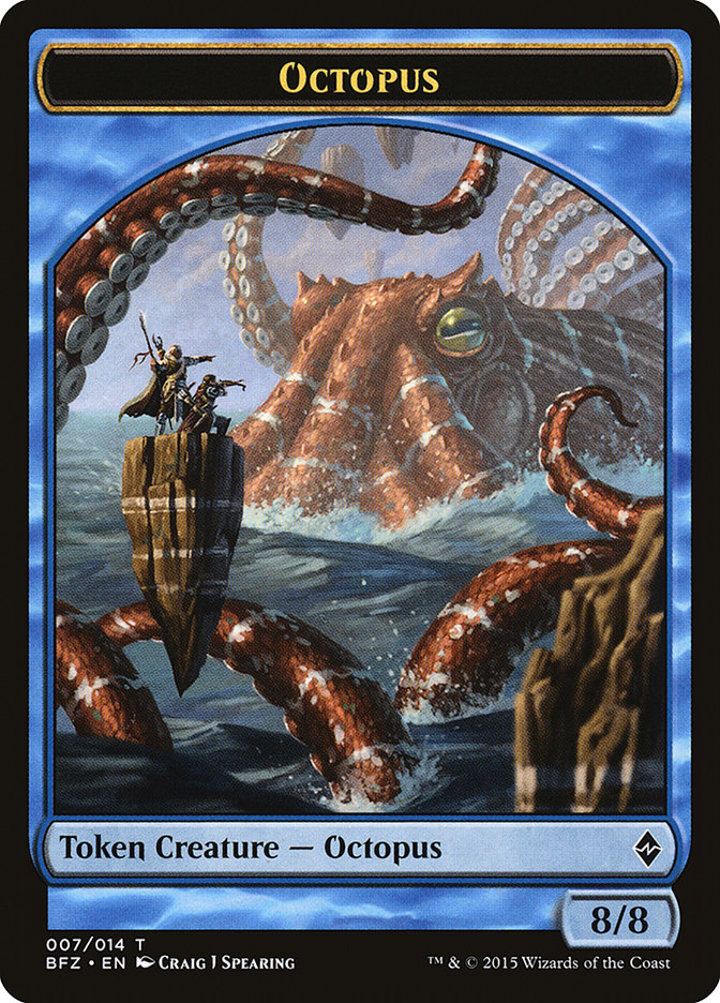 Octopus Token (Blue 8/8)
