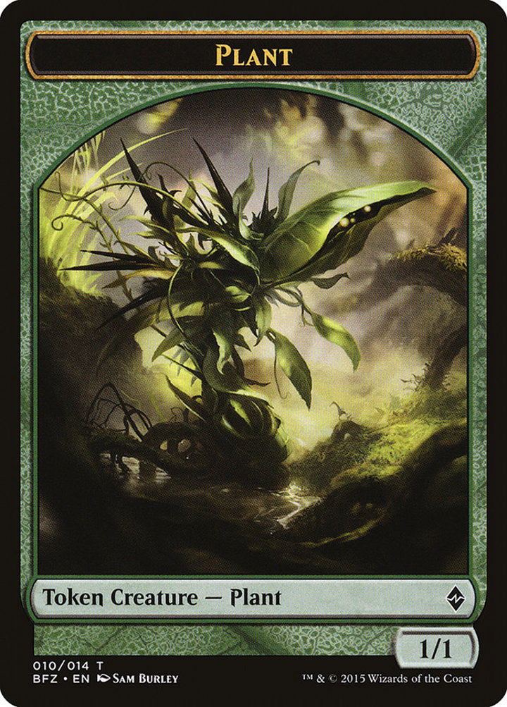Plant Token (Green 1/1)